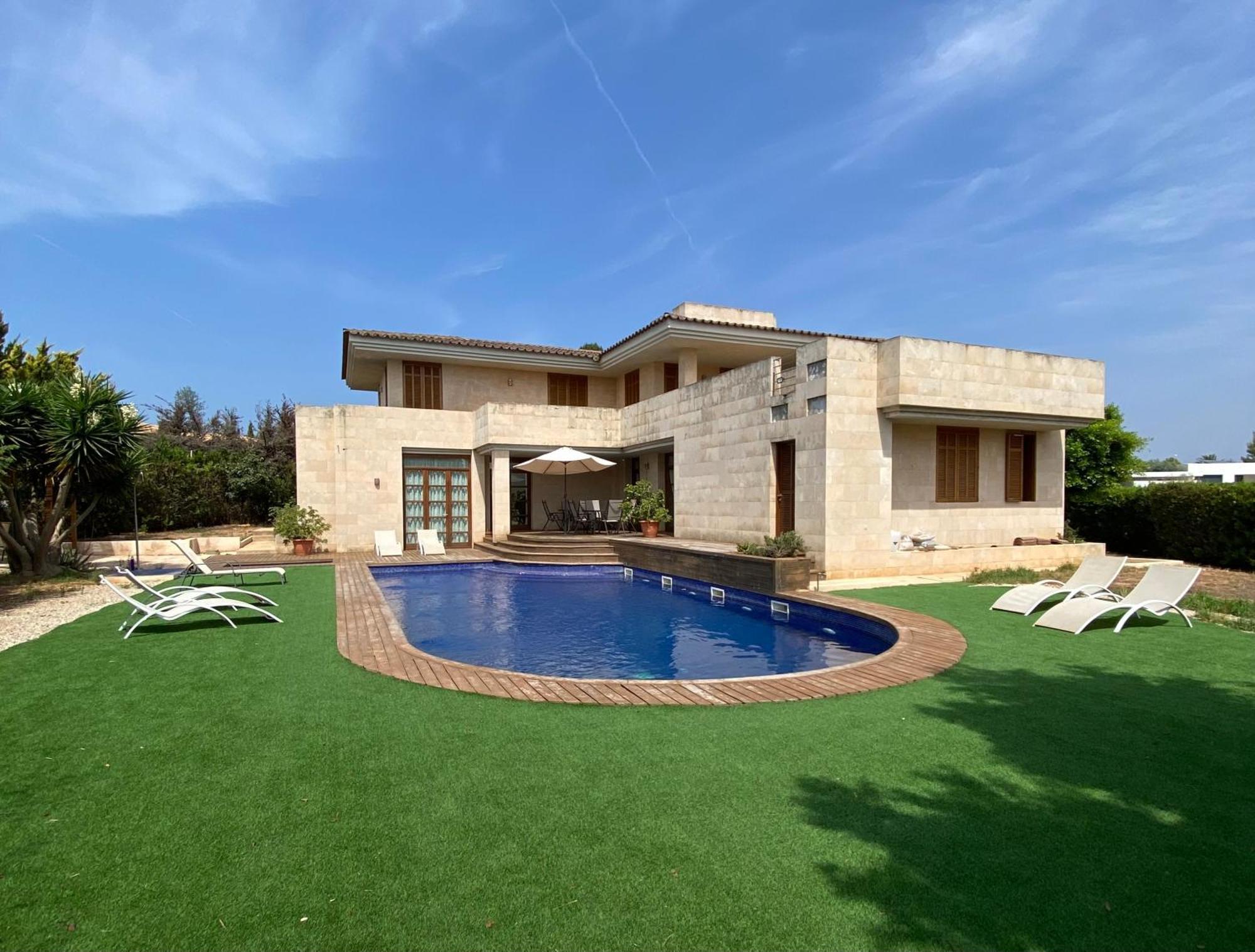 Villa De Lujo Con Piscina, Jacuzzi, Jardin Y Terraza Marratxí Zewnętrze zdjęcie